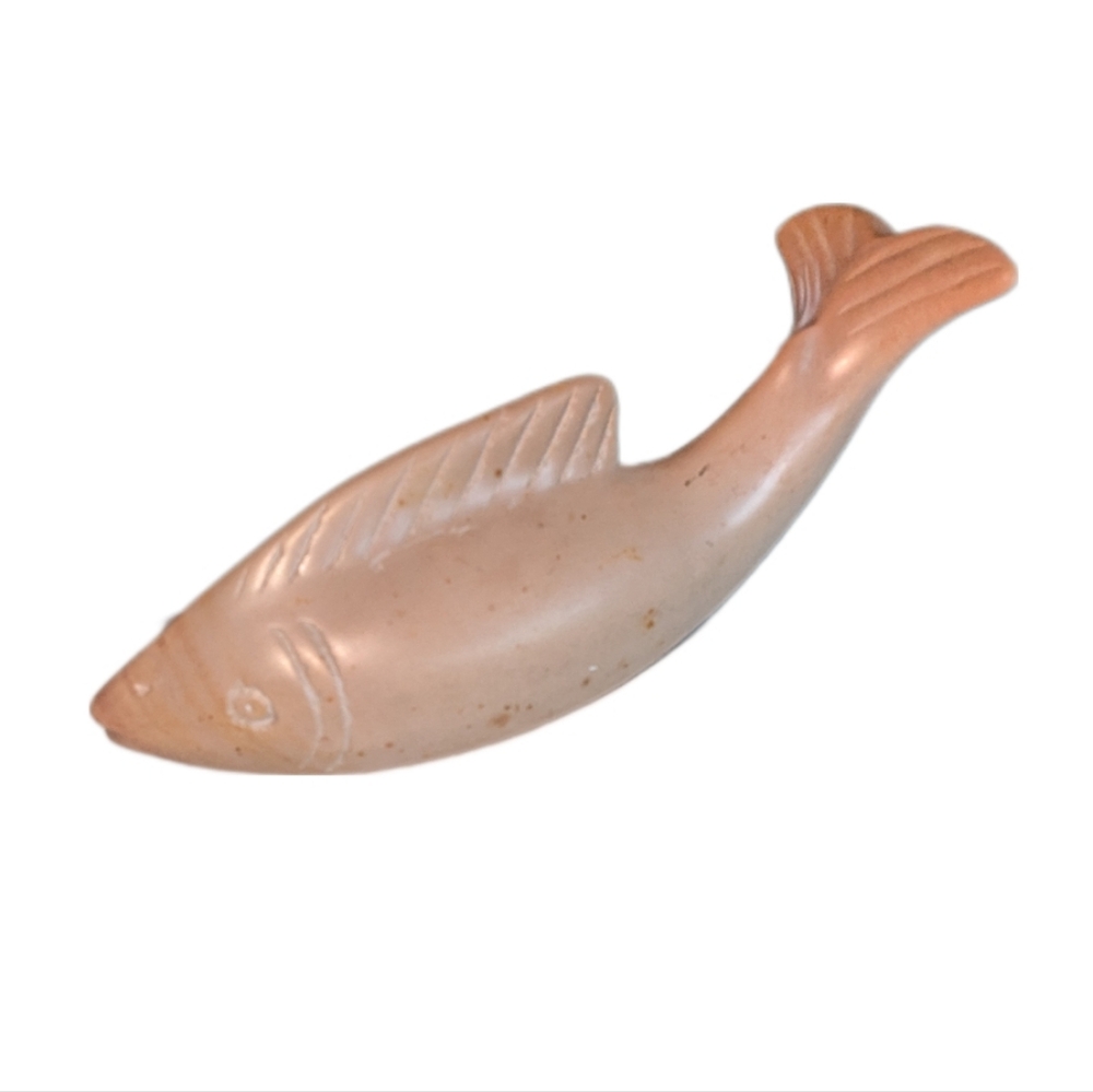Hand-Carved Stone Fish